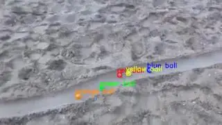 OpenCV Python :: Tracking color balls race