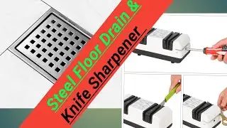 Knife sharpening the axe | Steel Floor Drain