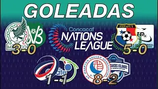 MÉXICO, CANADÁ Y EEUU DEBUTARON CON GOLEADAS | LIGA DE NACIONES CONCACAF