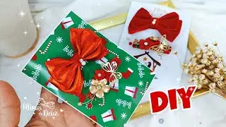 HAIR CLIP LUXO Laço + aramado Natal