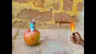 Diwali firecracker vs Apple || Lakshmi bomb vs सेब/top awesome experiment