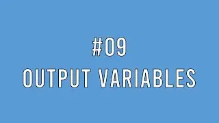#09 [Python] Output Variables