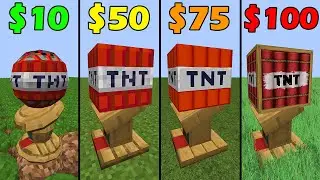 minecraft for 10$ vs $25 vs 50$ vs 75$ vs 100$