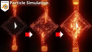 Blender Tutorial - Sci-Fi Particle Simulation in Eevee Blender 2.9 | Blender Timelapse