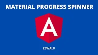 Angular Material Progress Spinner tutorial | Angular Material 12 [2021]