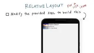 List Item with RelativeLayout 