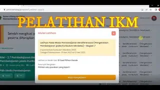 Latihan IKM - Pembelajaran Berdiferensiasi pengelolaan pembelajaran pada kurikulum merdeka