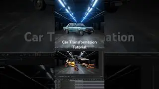 Car Transformation After Effects Tutorial #vfxtutorials #adobeaftereffects #vfxshorts