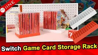 Organize your Switch games crad - Switch Game Card Storage Rack🧡🤍