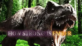 Scaling Ember the Jurassic World Rebirth T-rex | Jurassic World