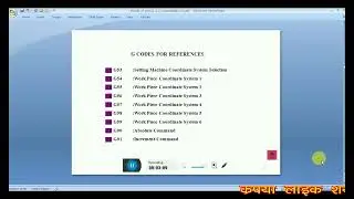 CNC machine G cord @ G cord CNC machine # how to make G cord # fanuc machine G cord