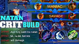 THIS BUILD MAKES YOU A CHEATER 😱🔥 |  Top 1 Global Natan Best Build 🔥 | Natan Jungle Build | ~ MLBB |