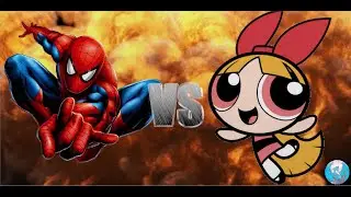 MUGEN - Battle Request - Spider-Man (Marvel) VS DG Blossom (Powerpuff Girls)