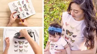 EASY Custom T-Shirts Using Iron On Transfer Paper | Light & Dark