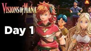 🔴 Visions Of Mana Full Playthrough Day 1 (PS5) (JP Dub)