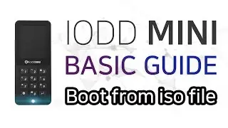 IODD MINI BASIC GUIDE [boot from iso file] 초기설정 및 ISO파일로 부팅해보기