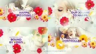 Floral Wedding Opener - 100% After Effects