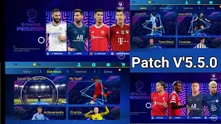 Pesmobile New Patch V'5.5.0 UEFA CHAMPIONS LEAGUE Pes 2021 mobile 👇Link👇