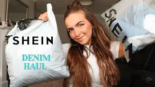 SHEIN TRY ON DENIM HAUL!! 🤩 (outfit ideas) + DISCOUNT CODE