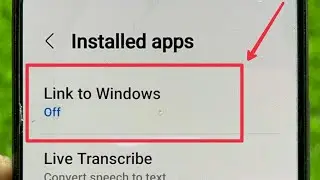 What is Link to Windows Settings in Accessibility Samsung Phones