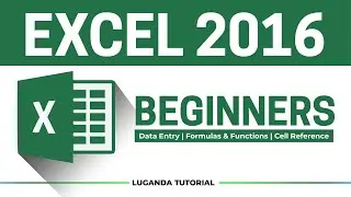 EXCEL 2016 For Beginners || Luganda Tutorial