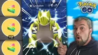 Shiny Primal Groudon Raid Day! Our Luck Was... (Pokémon GO)
