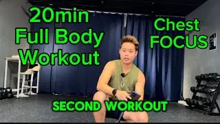 20 minute Workout full body . Chest FOCUS!