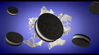 Oreo Poster In Cinema 4d R21 Tutorial