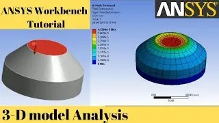 Finite element analysis | ANSYS Workbench Tutorial 2 ||3-D cad model simulation