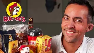 ASMR Eating roleplay | Tasting snacks from Buc-ee’s