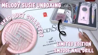 UNBOXING MELODY SUSIE LIMITED EDITION SM200F DRILL & HPRO DUST COLLECTOR 💗 | THE BEST DRILL EVER!