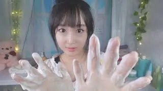 ASMR(Sub✔)Let me clean your face, take care of your ears after the water play(Roleplay, Skincare)