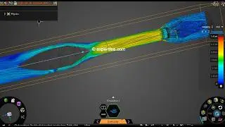 CFD of Hydrogen Flowing in a Supersonic Combustion Ramjet (Scramjet) Engine - ANSYS Discovery CFD