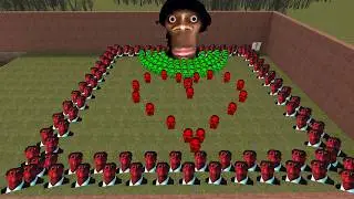 Selene & Obunga vs Big Auughh | The Ultimate Maze Escape | 😱