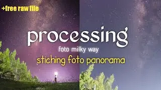 edit foto stiching/memyambung foto milky way  Lightroom mobile ✨