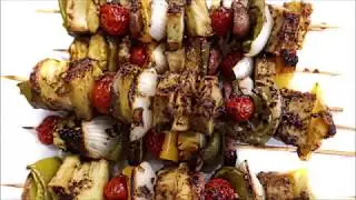 Vegan Jerk Kabobs
