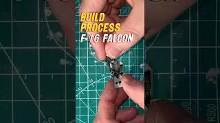 Fighter jet assembly and Paint F-16 #scalemodelbuilding #modelaircraft #scalemodel