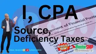ICPAs: Your UNTrusted Deficiency Tax Advisors Consultants