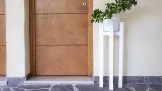 Come realizzare un portavaso in legno
