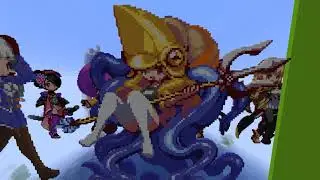 Nool Capcom Fighting Jam pixel art Minecraft