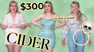 $300 Cider Clothing Haul | Try On + Review 2021