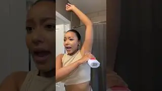 Waxing my underarms with a product from Amazon