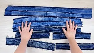 I CUT OFF THE BELTS FROM OLD JEANS AND MADE A SUPER STYLISH THING!