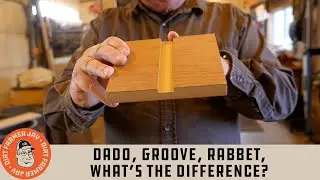 Dado, Groove, Rabbet, What’s the Difference?