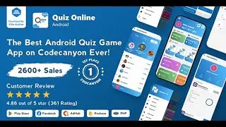 Make A All New Quiz App With Earning System - Quiz Online | Quiz Game | Web Quiz + Admin Panel