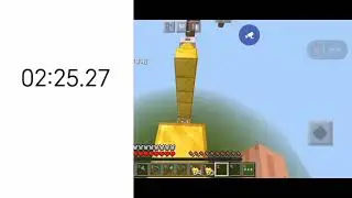 Aku coba parkour di MCPE 