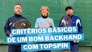 CRITÉRIOS BÁSICOS DE UM BOM BACKHAND COM TOPSPIN (DUAS MÃOS) | SUZANA SILVA TÊNIS