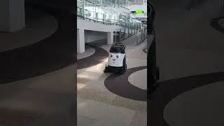Robot Kebersihan Bandara Kualanamu, KNIA cleaning robot