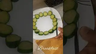 ASMR Breakfast 🥒🥚🍳 #asmr #travel #shortvideo #shorts #shortvideo  #love