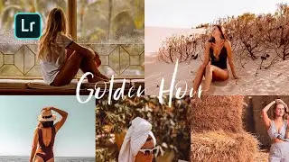 Golden Hour Lightroom Preset – Warm Radiant Sunset Glow for Outdoor Shots